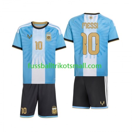 Fußballtrikots Argentinien Lionel Messi 10 Special Kinder 2026-2027 Kurzarm Heimtrikotsatz kaufen
